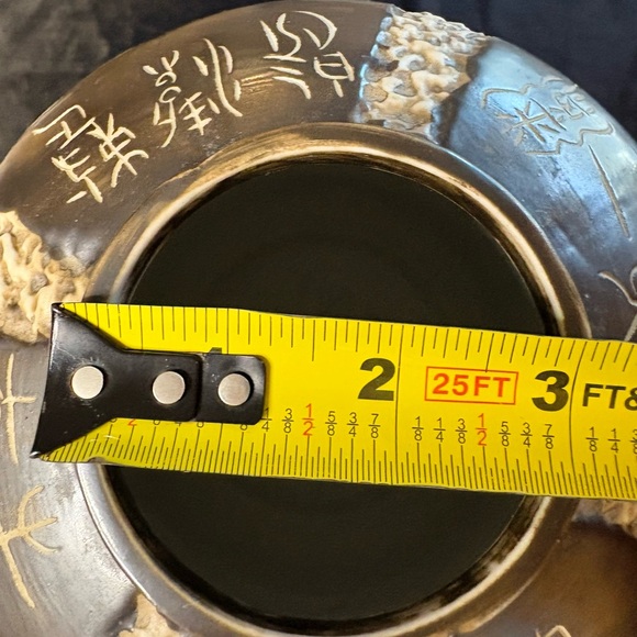 Vintage Asian Vase Jar With Inscriptions - Picture 11 of 11